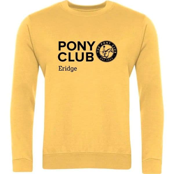 Eridge Yellow Pony Club Sweatshirt