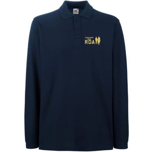 Fairlight Hall RDA Navy Long Sleeve Polo Shirt