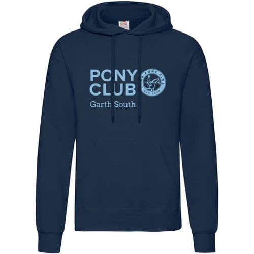 Garth South Navy Hooded Top