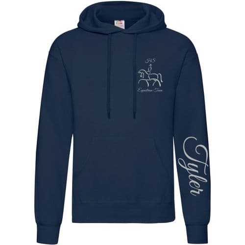 Havard Stables Navy Hooded Top
