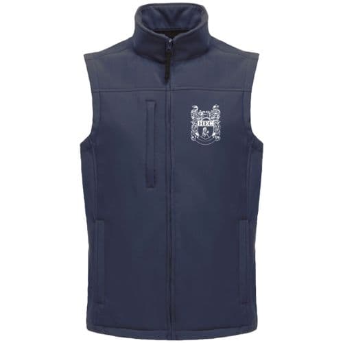 Huntersfield EC Mens Style Navy Soft Shell Gilet