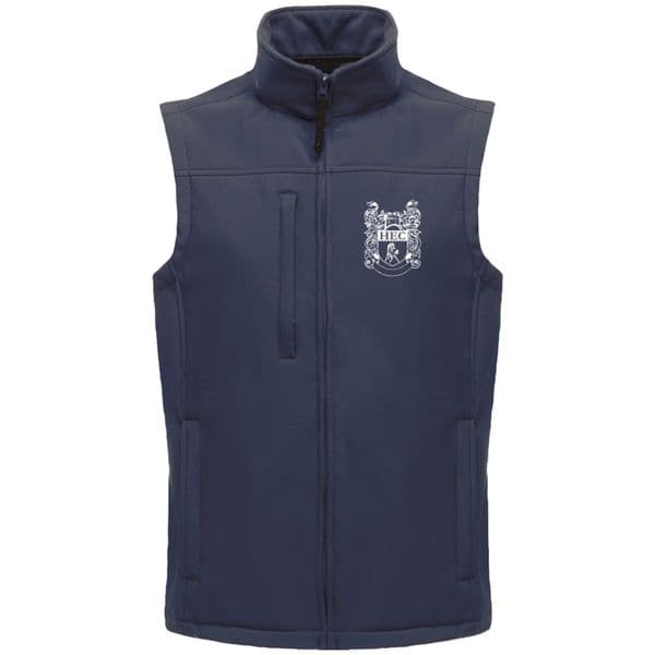 Huntersfield EC Mens Style Navy Soft Shell Gilet