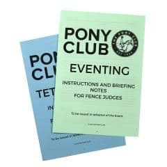 Instructions for Fence Judges Tetrathlon (Pack of 10)