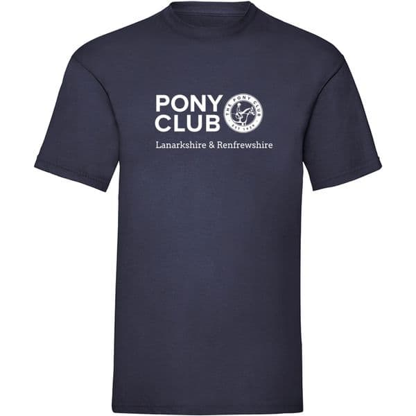 Lanarkshire & Renfrewshire Navy Pony Club T-shirt