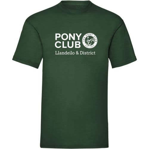 Llandeilo & District Bottle Green Pony Club T-shirt