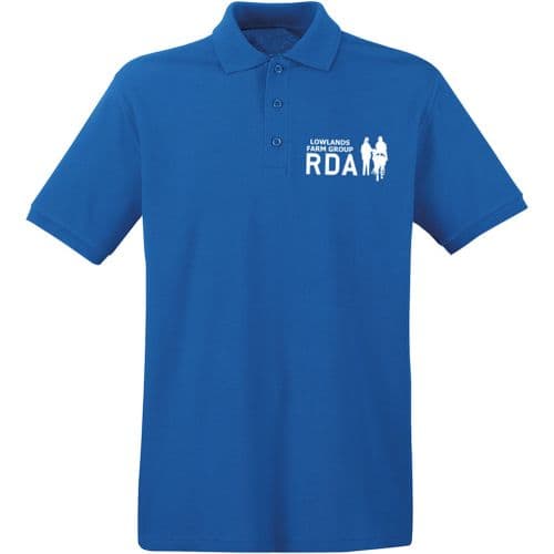 Lowlands Farm RDA Royal Blue Polo Shirt