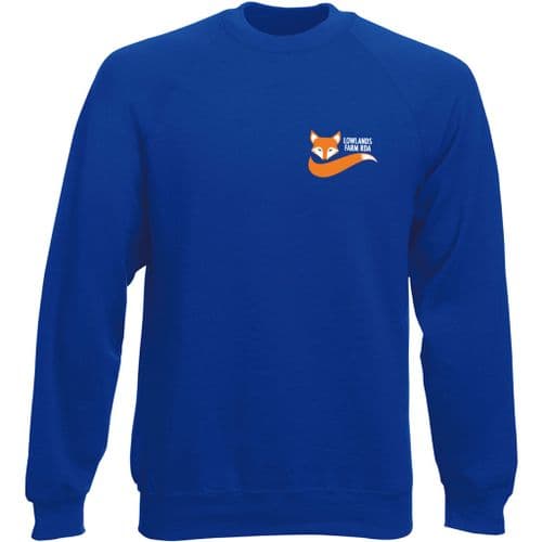 Lowlnds Fox Logo Royal Blue Sweatshirt