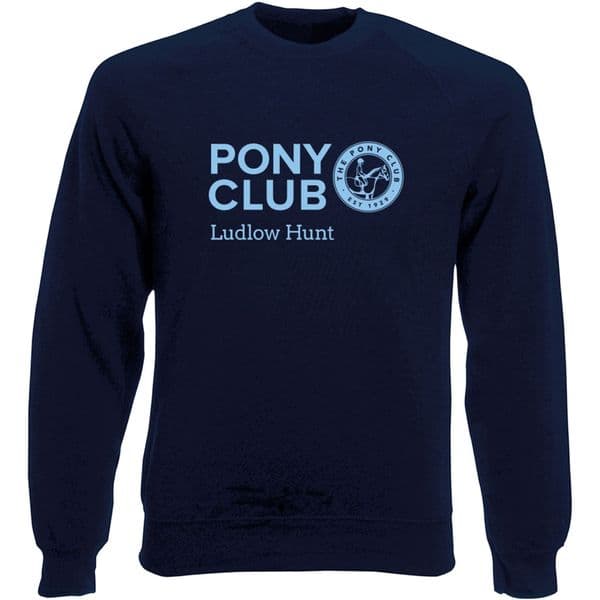 Ludlow Hunt Navy Pony Club Sweatshirt