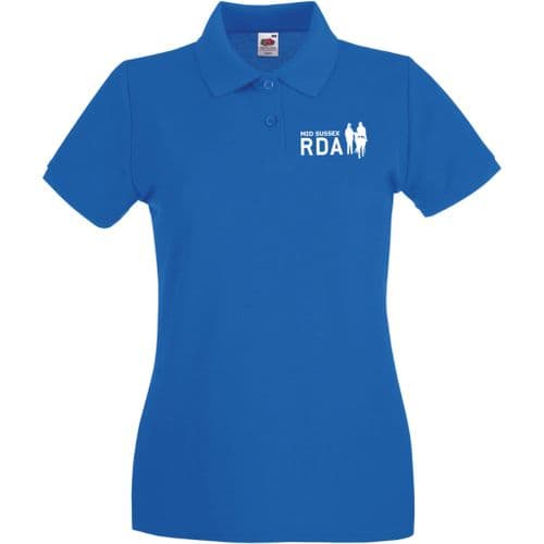 Mid Sussex Royal Blue Ladies Polo Shirt