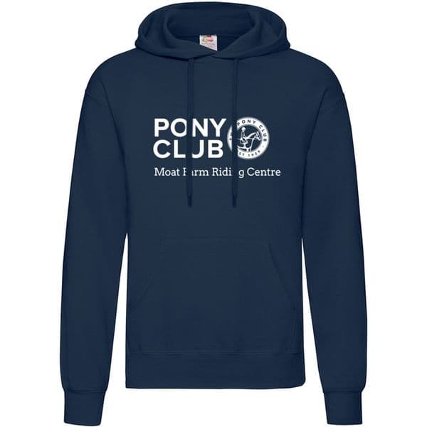 Moat Farm Riding Centre Navy Hooded Top