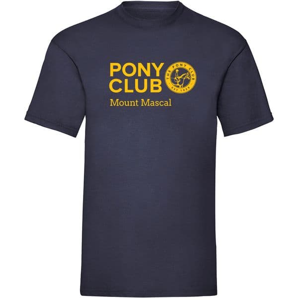 Mount Mascal Navy Pony Club T-shirt
