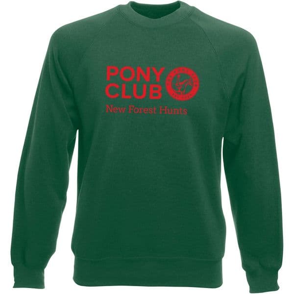 New Forest Hunts Green Pony Club Sweatshirt