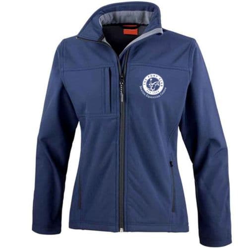 Newton Equestrian Centre PC Navy Ladies Soft Shell Jacket