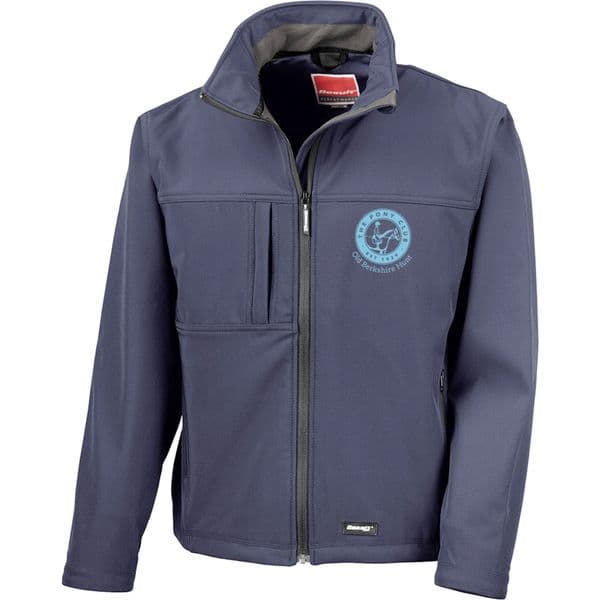 Old Berkshire Hunt PC Mens Navy Soft Shell Jacket