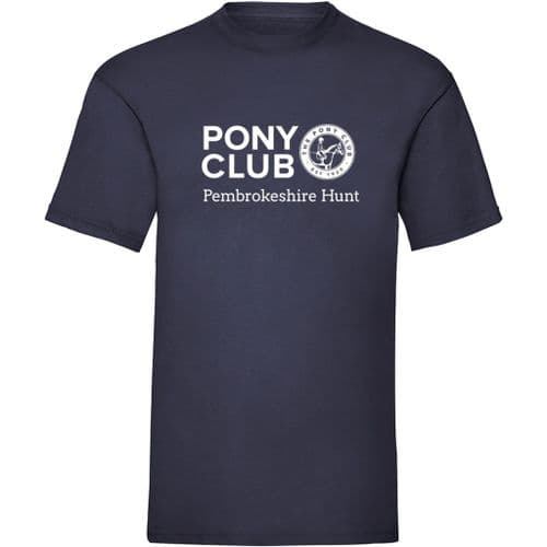 Pembrokeshire Hunt Navy Pony Club T-shirt