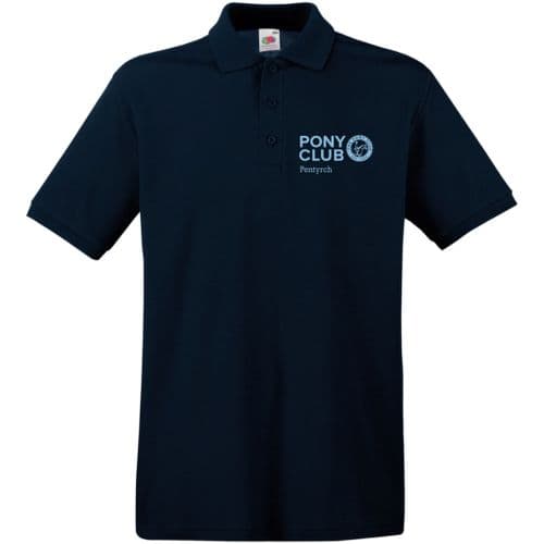 Pentyrch Navy Blue Polo Shirt