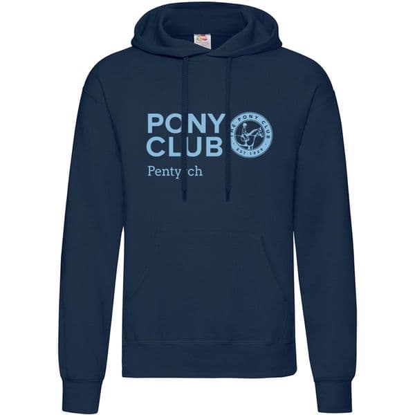 Pentyrch Navy Hooded Top