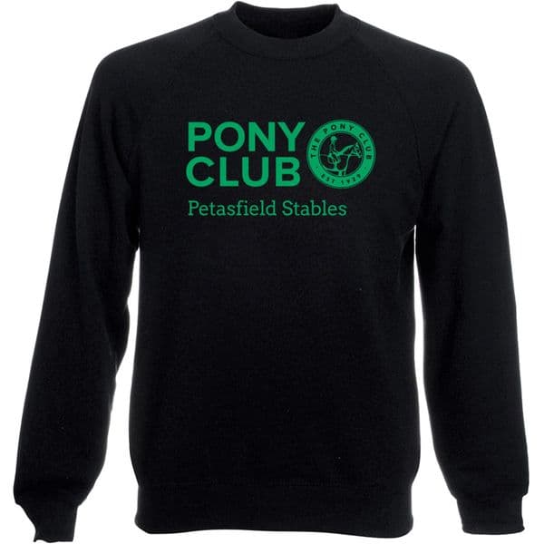Petasfield Stables Black PC Sweatshirt