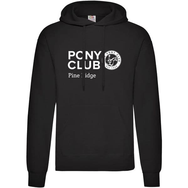 Pine Ridge Black Hooded Top