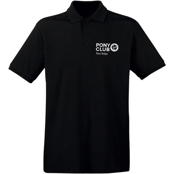 Pine Ridge Black Polo Shirt