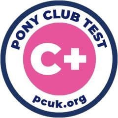 Pony Club C+ Test Badge