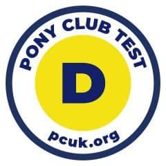 Pony Club D Test Badge
