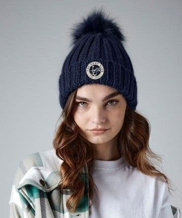 Pony Club Fur Pom Pom Beanie