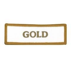 Pony Club Gold Flash Badge