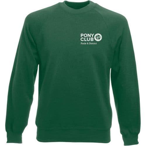 Poole & District Bottle Green Pony Club Sweatshirt