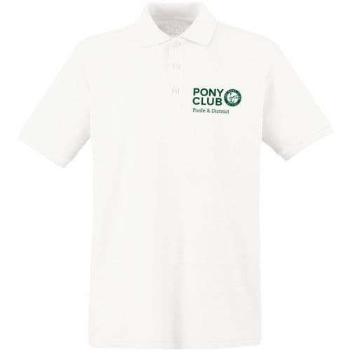 Poole & District White Polo Shirt