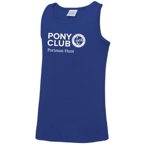 Portman Hunt PC Royal Blue Cool Running Vest