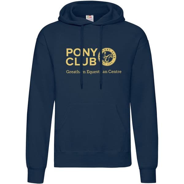 Printed Navy Blue Hooded Top Greatham ECPC