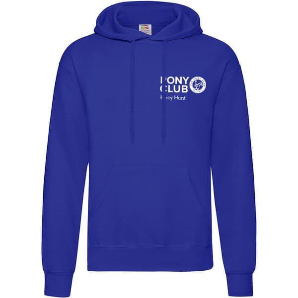 Printed Royal Blue Hooded Top Percy Hunt PC