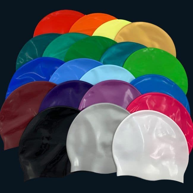Printed School Swim Cap 25 Caps