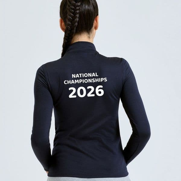 RDA Champs 2026 Women's TriDri® recycled long sleeve brushed back ¼ zip