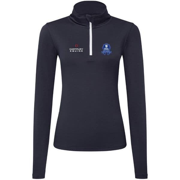 RDA Champs 2026 Women's TriDri® recycled long sleeve brushed back ¼ zip