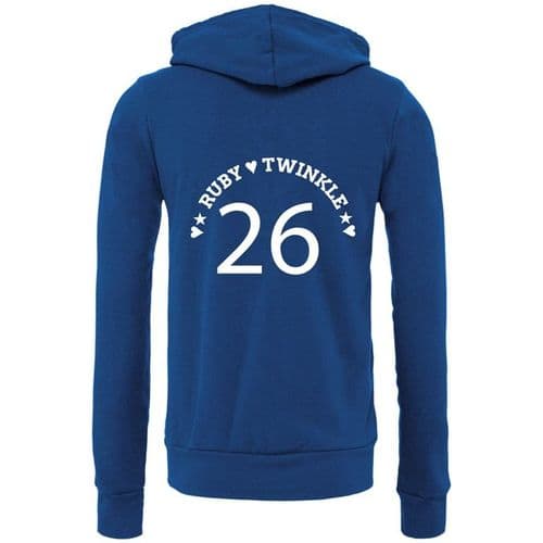 RDA Personalised 25 Hearts & Stars Hoodie