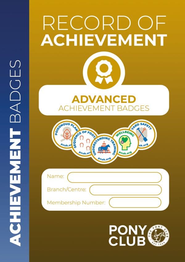 Record of Achievement - Advanced Badges (Pack 10)