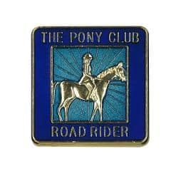 Road Rider Badge Metal