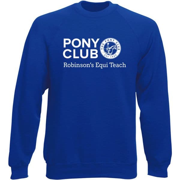 Robinson's Equi Teach PC Royal Sweatshirt