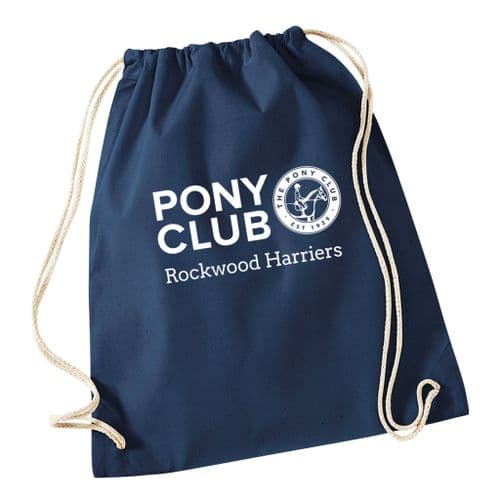 Rockwood Harriers Navy Drawstring Bag