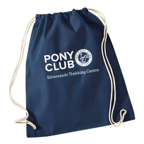 Silversands Trekking Centre PC Navy Drawstring Bag