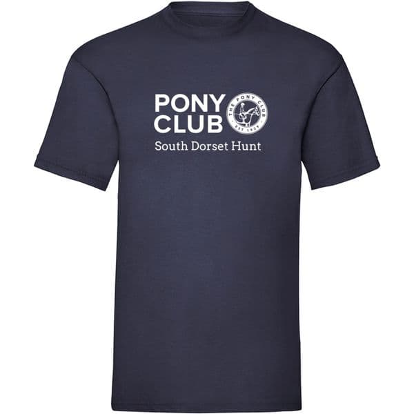 South Dorset Hunt PC  Navy T-shirt