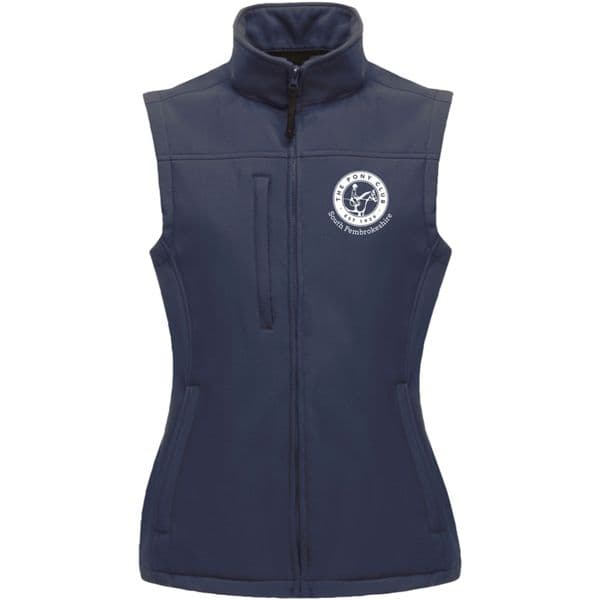 South Pembrokeshire Navy Womens Soft Shell Gilet