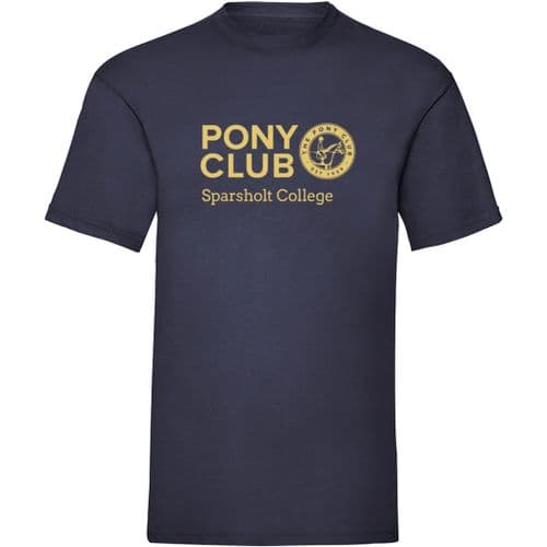 Sparsholt College Navy Pony Club T-shirt