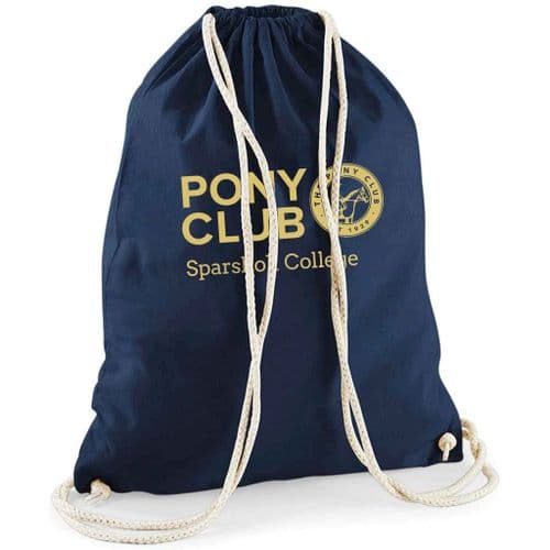 Sparsholt College PC Navy Drawstring Bag