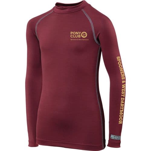 Spooners & West Dartmoor Maroon Baselayer Skin