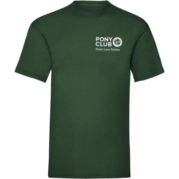 Stoke Lane Stables Bottle Green PC T-shirt