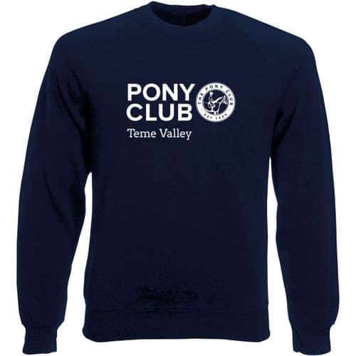 Teme Valley Navy Pony Club Sweatshirt