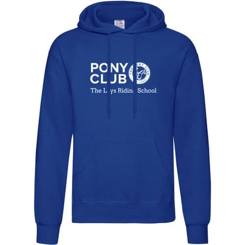 The Leys Riding School Royal Blue Hooded Top